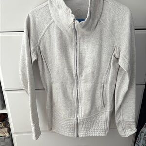 Lululemon Light Gray Zip-Up Jacket